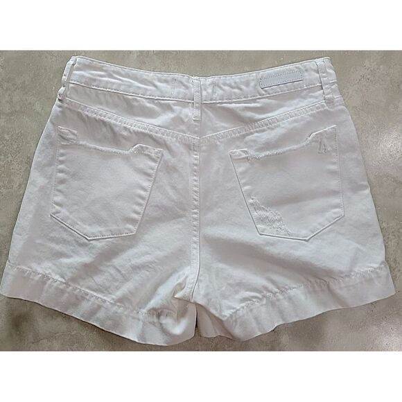 Articles of Society Meredith womens jean shorts white size 28 distressed fortuna - Picture 5 of 11
